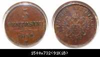 5 Centesimi 1852 M (Mailand)